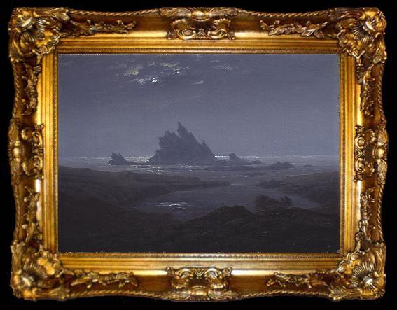 framed  Caspar David Friedrich ReefsbytheSeashore, ta009-2